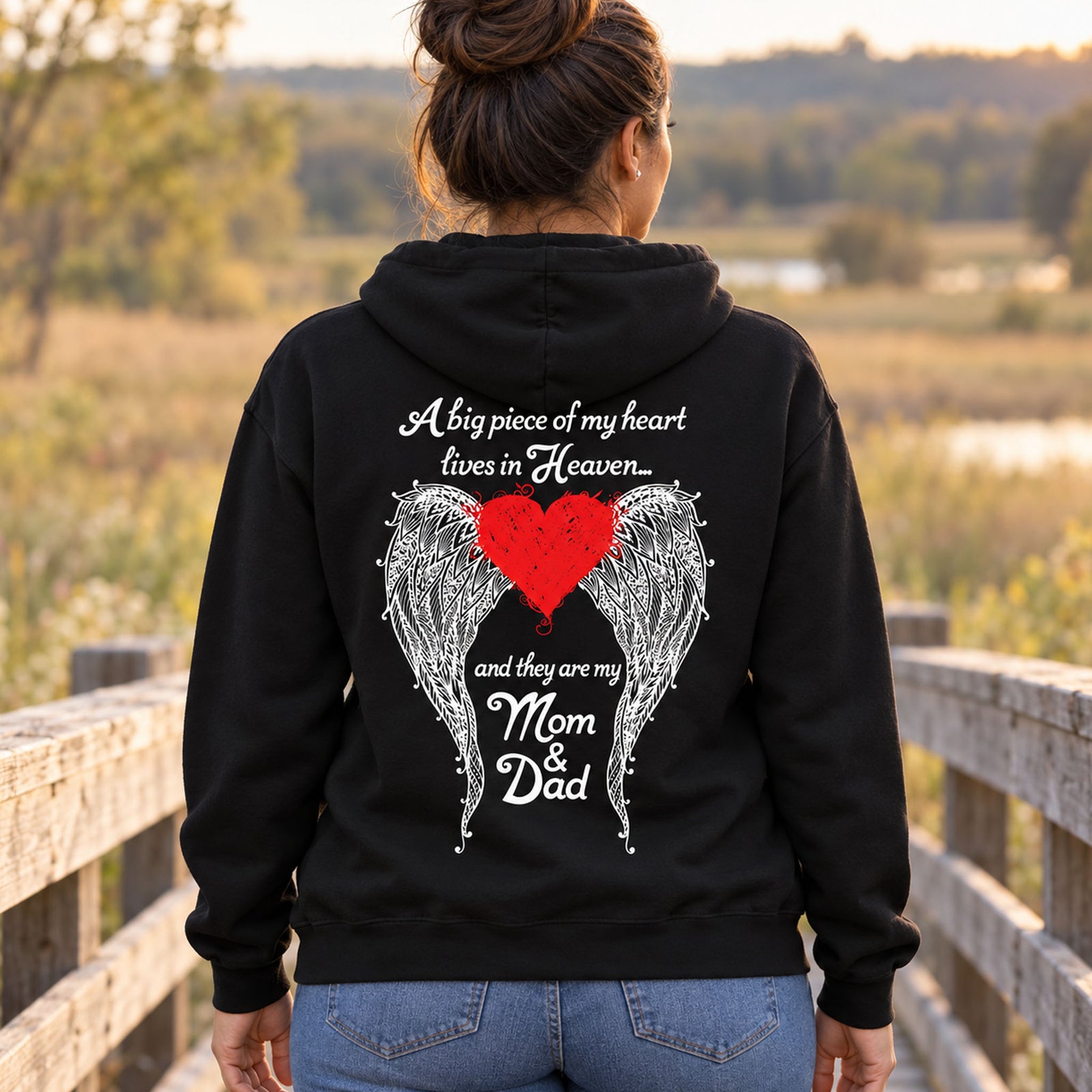 Mom & Dad - A Big Piece of my Heart Hoodie