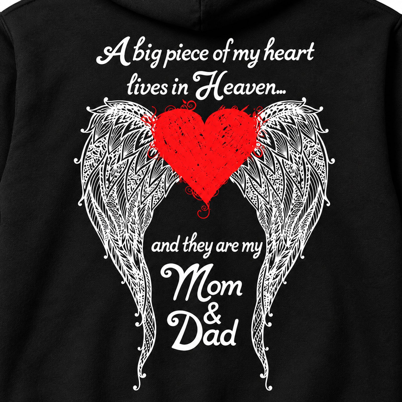 Mom & Dad - A Big Piece of my Heart Hoodie