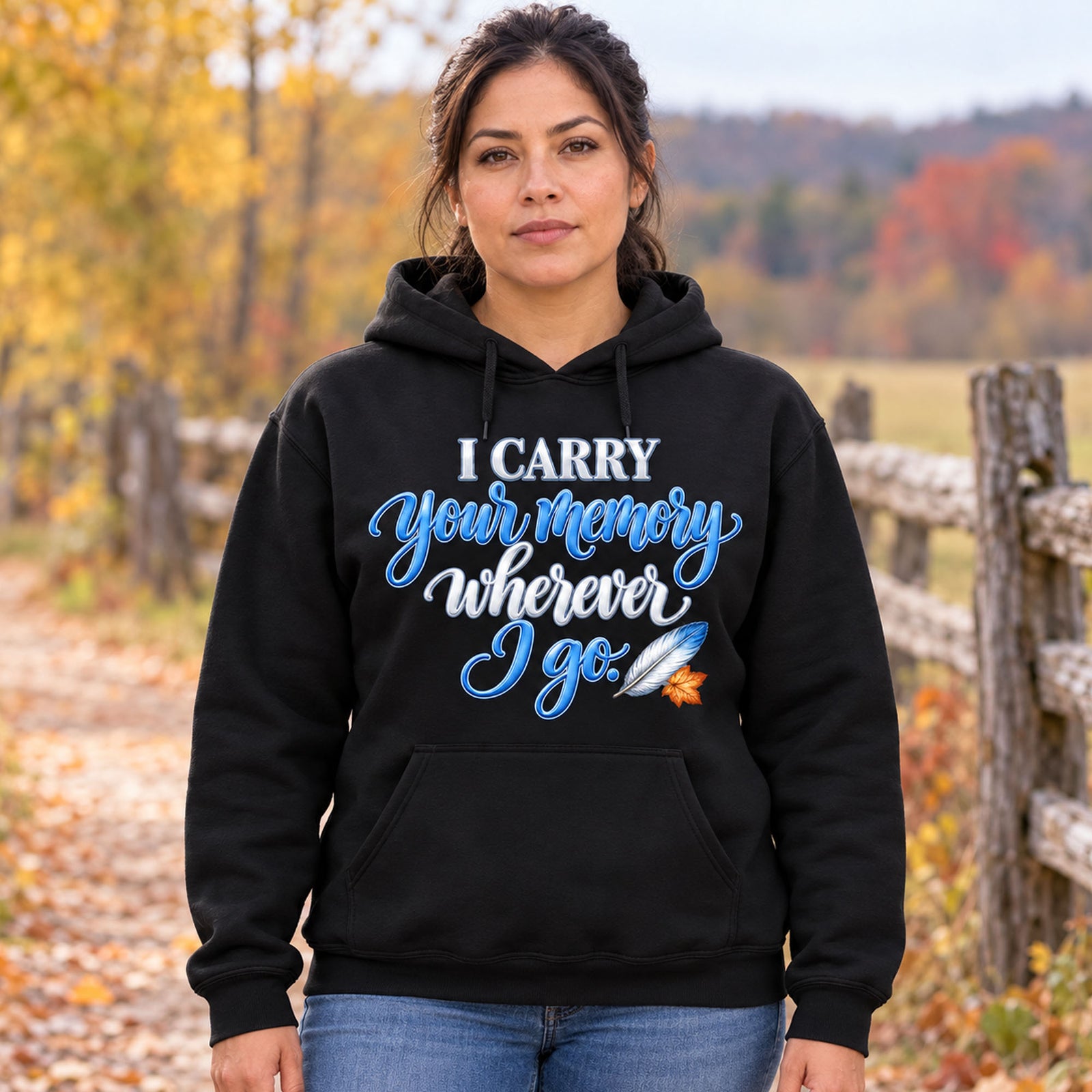 I Carry Your Memory Wherever I Go Hoodie