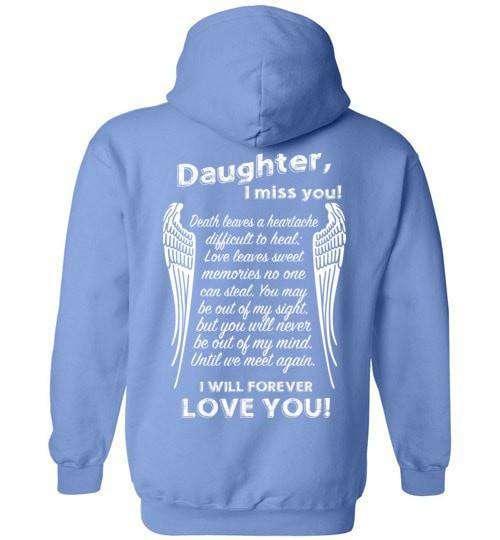 Daughter I Miss You Hoodie - Guardian Angel Collection