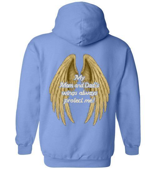 My Mom and Dad's Wings Always Protect Me Hoodie - Guardian Angel Collection