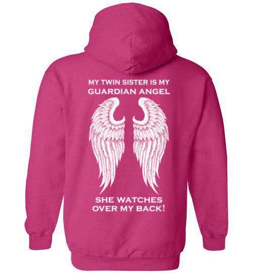 My Twin Sister is my Guardian Angel Hoodie - Guardian Angel Collection