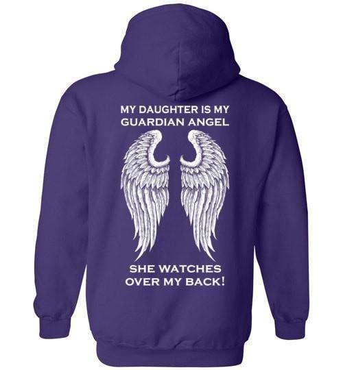 My Daughter Is My Guardian Angel Hoodie - Guardian Angel Collection