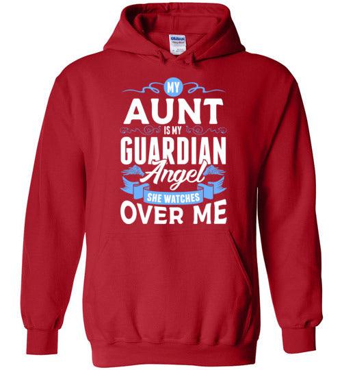 My Aunt Watches Over Me Hoodie (Front) - Guardian Angel Collection