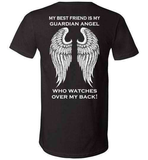 My Best Friend Is My Guardian Angel V-Neck