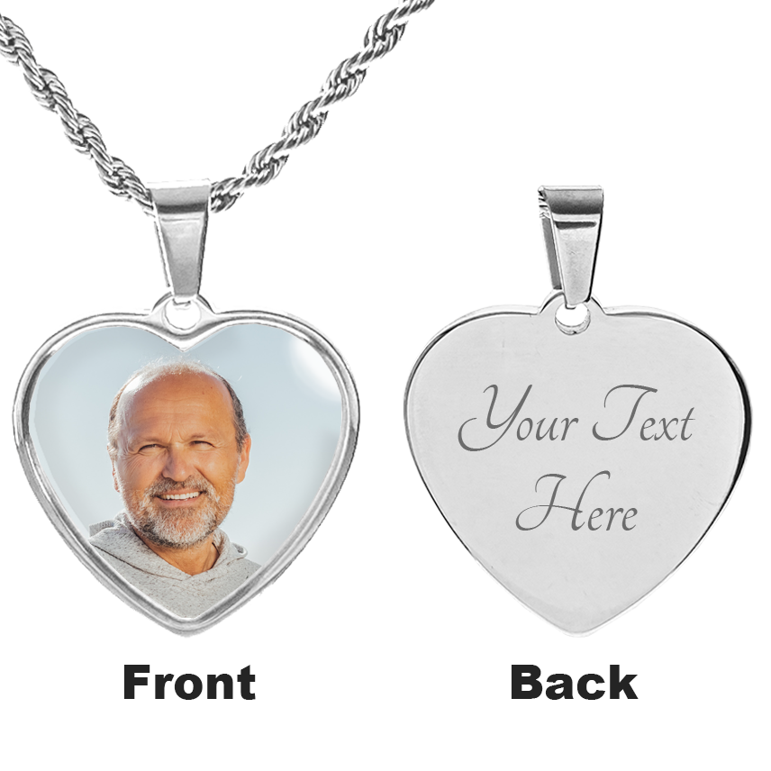 Memorial Necklace With Picture