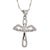 Cross With Crystal Wings Necklace - Guardian Angel Collection