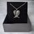 A Piece of my Heart Lives in Heaven Necklace - Guardian Angel Collection