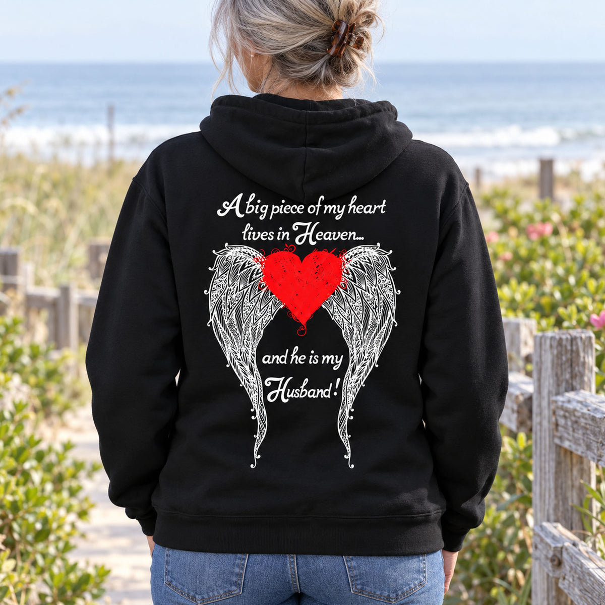 Husband - A Big Piece of my Heart Hoodie