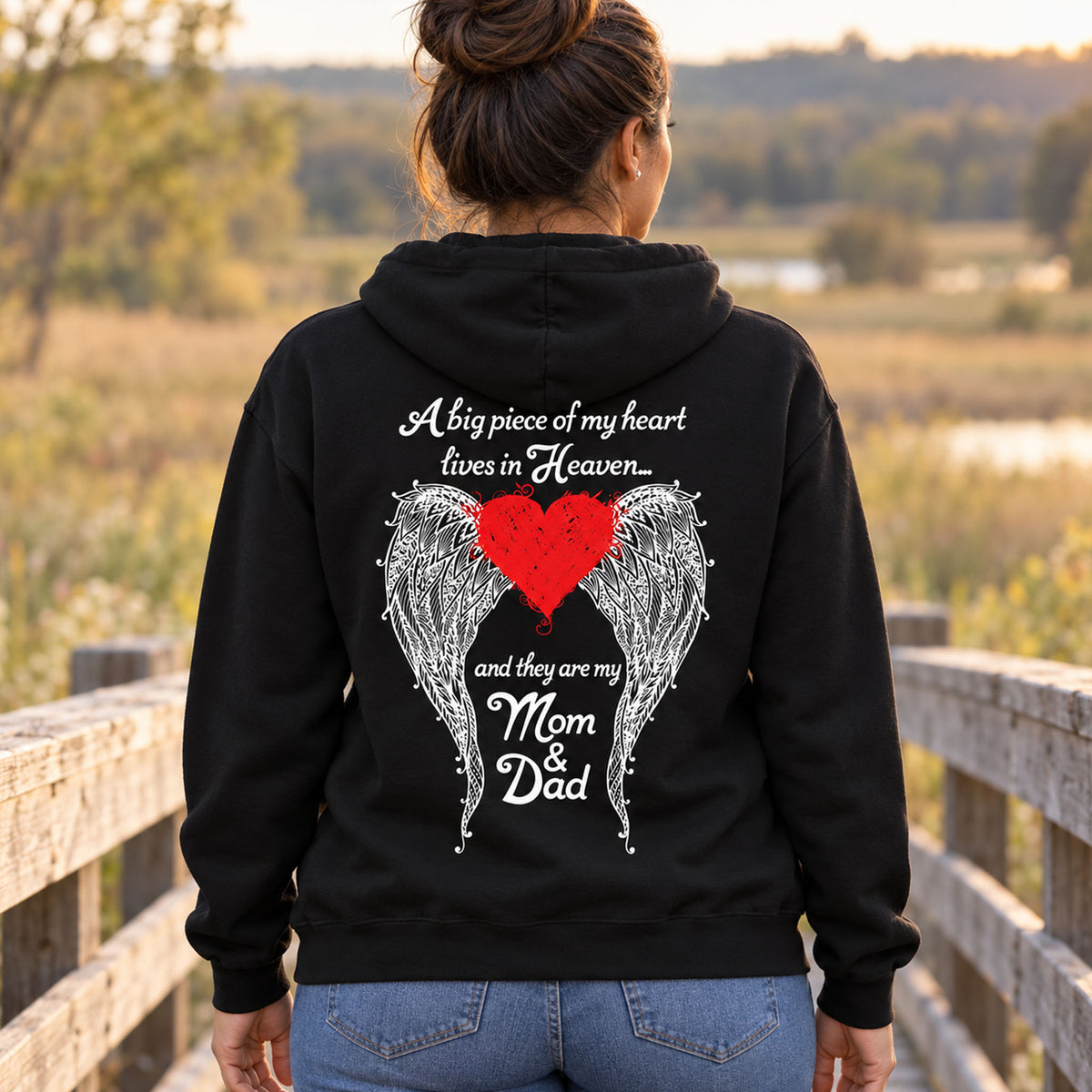 Mom & Dad - A Big Piece of my Heart Hoodie