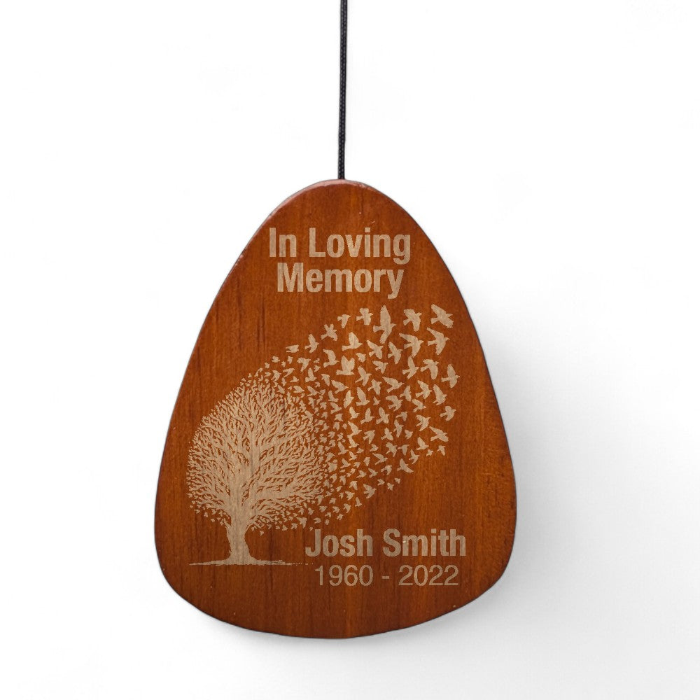 In Loving Memory Memorial Wind Chime - Personalized - Guardian Angel ...