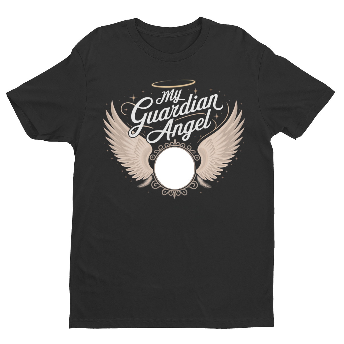 My Guardian Angel Personalized Memorial T-Shirt – Custom Photo, Name & Dates