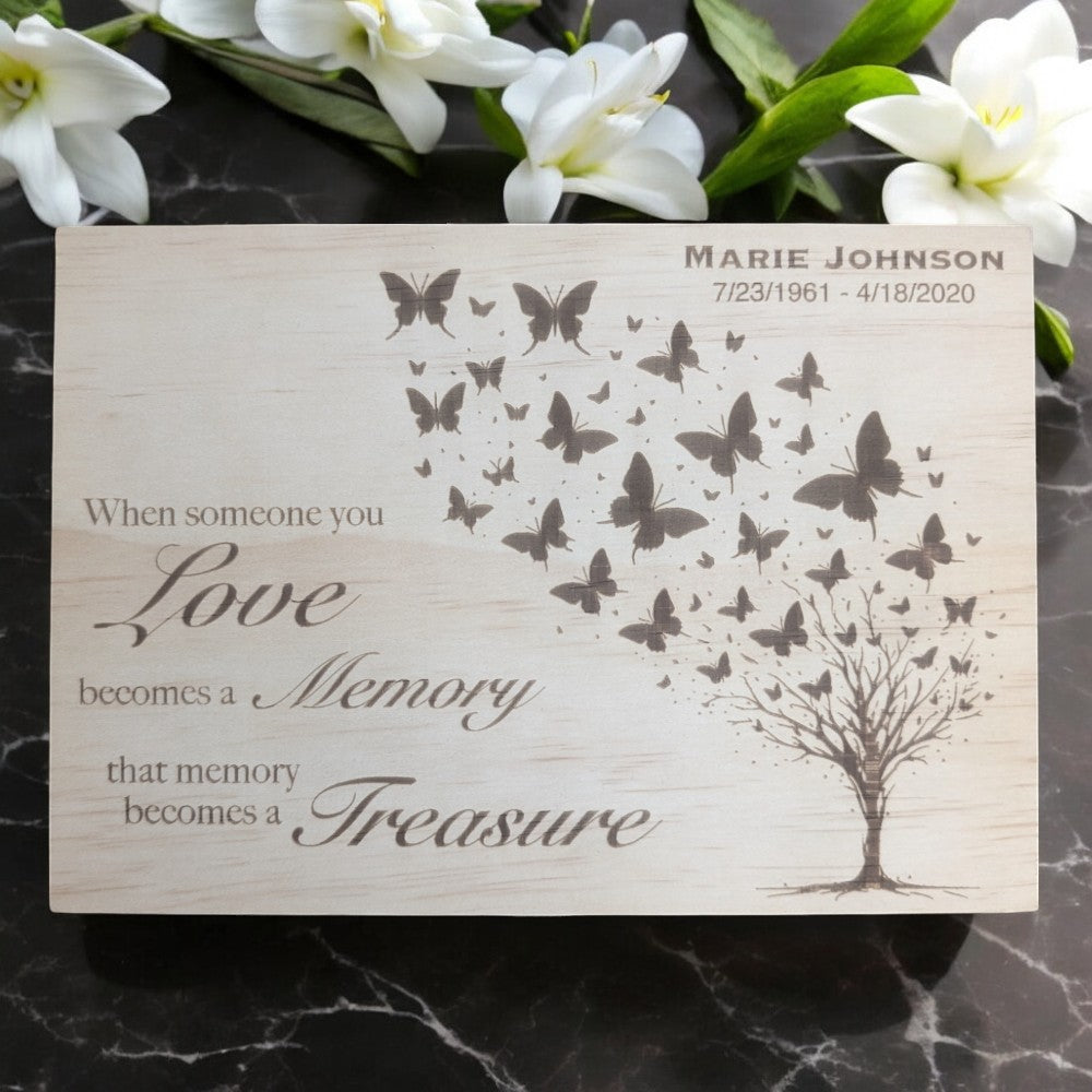 邦楽 Dear Loving Memorial box & BEST Pet Memorial Engraved Frame & Candle Gift | Pets | laurelbox