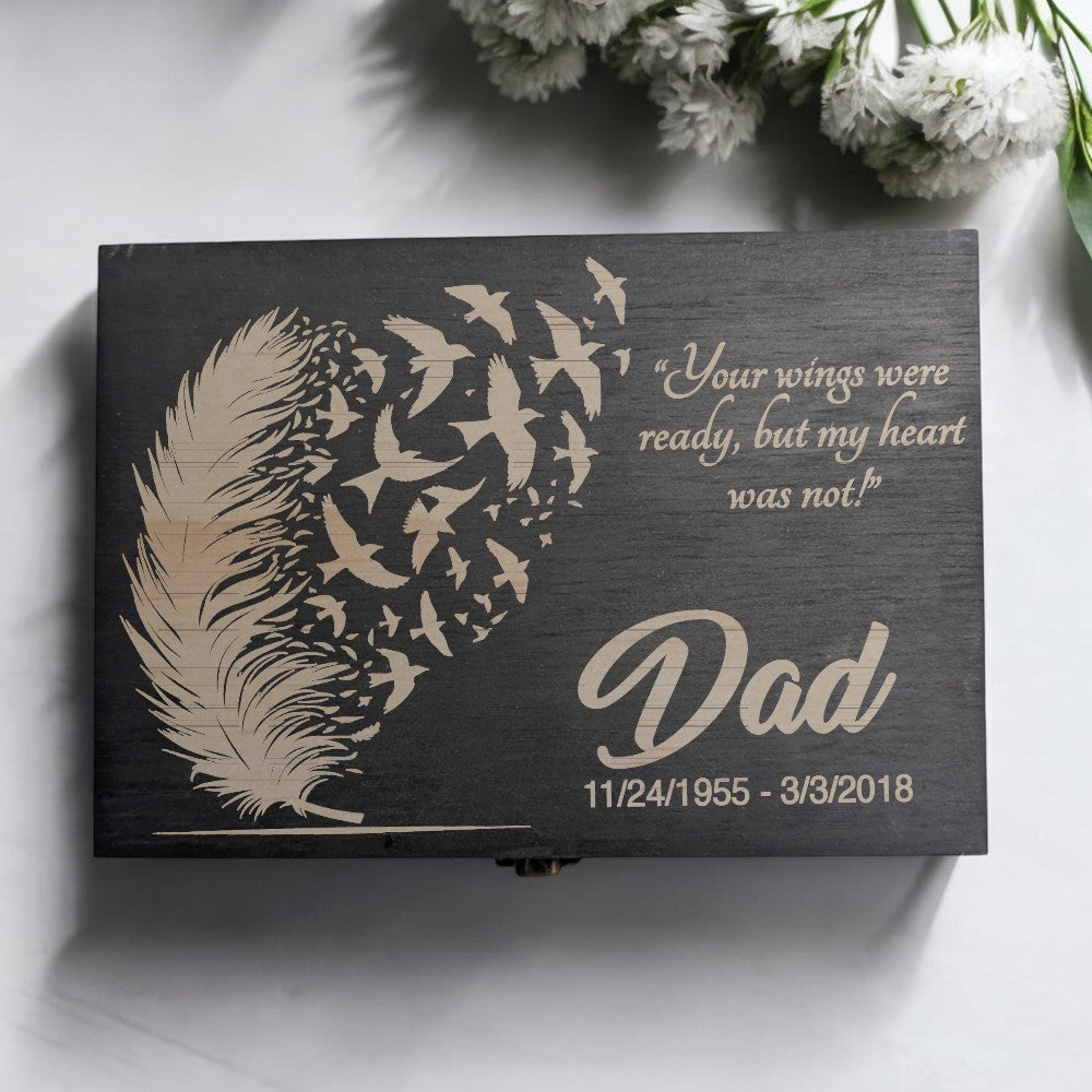 Your Wings Were Ready Memorial Box