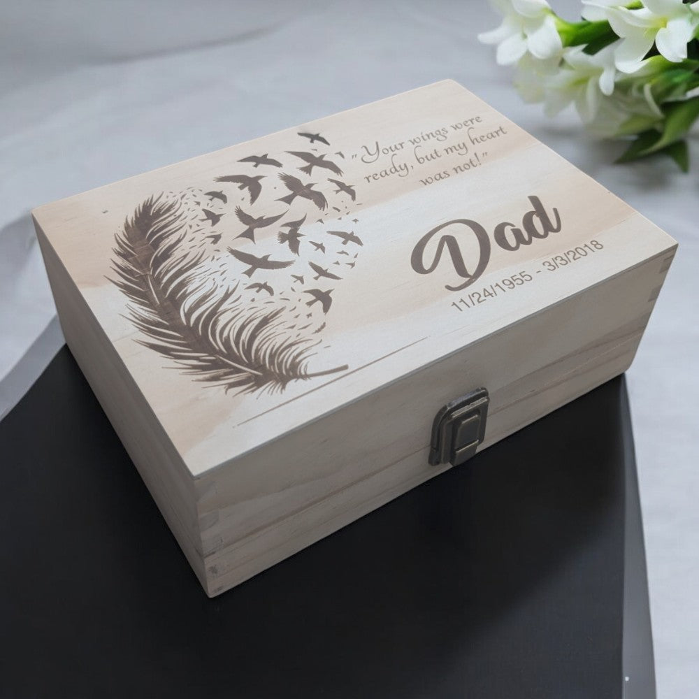 Your Wings Were Ready Memorial Box