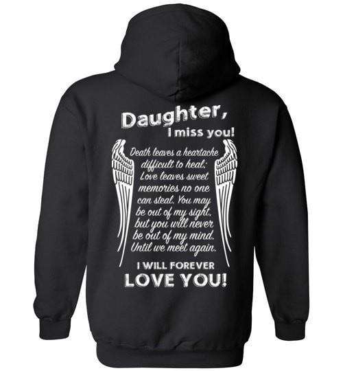 Daughter I Miss You Hoodie - Guardian Angel Collection