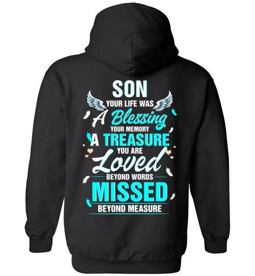 Son - Your Life Was A Blessing Hoodie - Guardian Angel Collection