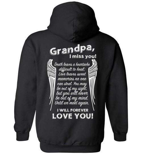 Grandpa I Miss You Hoodie - Guardian Angel Collection