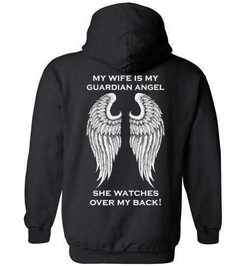 My Wife Is My Guardian Angel Hoodie