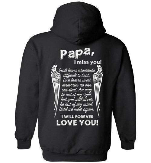 Papa - I Miss You Hoodie