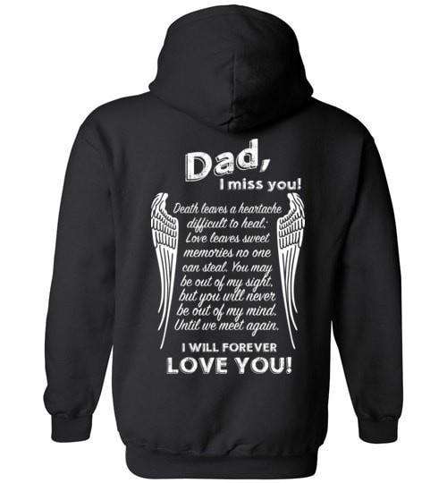 Dad I Miss You Hoodie - Guardian Angel Collection