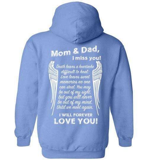 Mom & Dad I Miss You Hoodie - Guardian Angel Collection