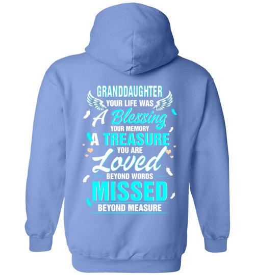 Granddaughter - Your Life Was A Blessing Hoodie - Guardian Angel Collection