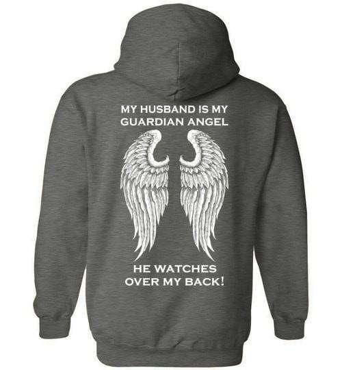 My Husband Is My Guardian Angel Hoodie - Guardian Angel Collection
