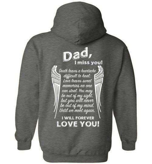 Dad I Miss You Hoodie - Guardian Angel Collection