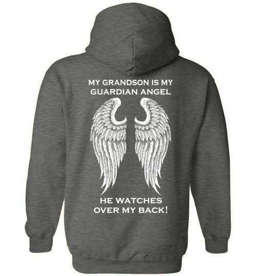 My Grandson Is My Guardian Angel Hoodie - Guardian Angel Collection