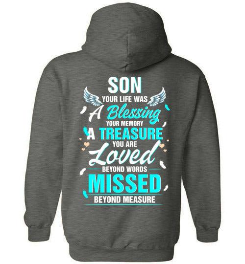 Son - Your Life Was A Blessing Hoodie - Guardian Angel Collection