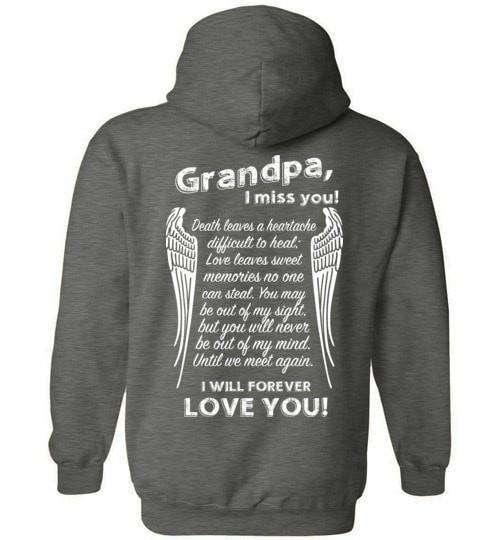 Grandpa I Miss You Hoodie - Guardian Angel Collection