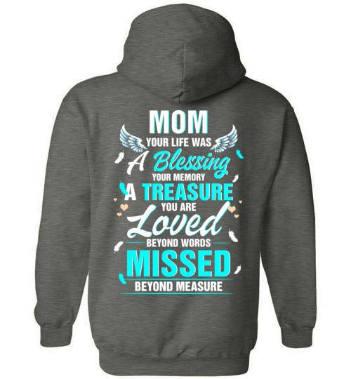 Mom - Your Life Was A Blessing Hoodie - Guardian Angel Collection