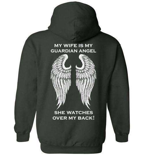 My Wife Is My Guardian Angel Hoodie - Guardian Angel Collection