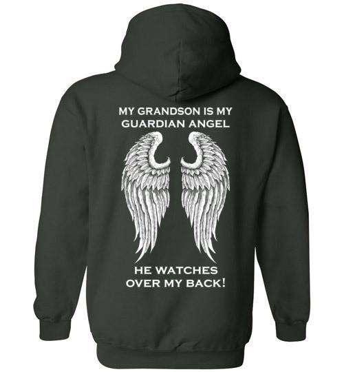 My Grandson Is My Guardian Angel Hoodie - Guardian Angel Collection
