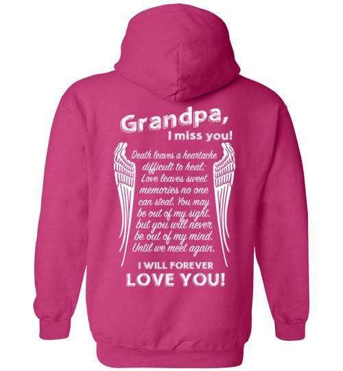 Grandpa I Miss You Hoodie - Guardian Angel Collection
