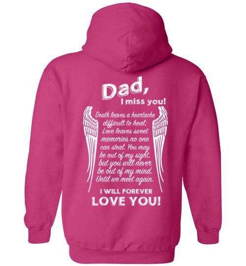 Dad I Miss You Hoodie - Guardian Angel Collection
