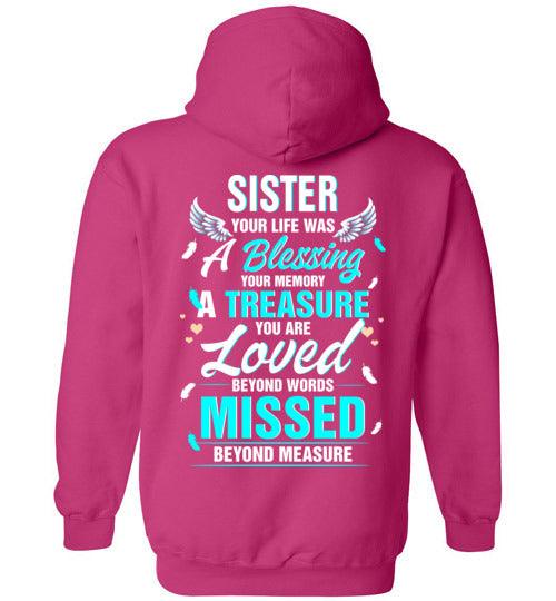 Sister - Your Life Was A Blessing Hoodie - Guardian Angel Collection