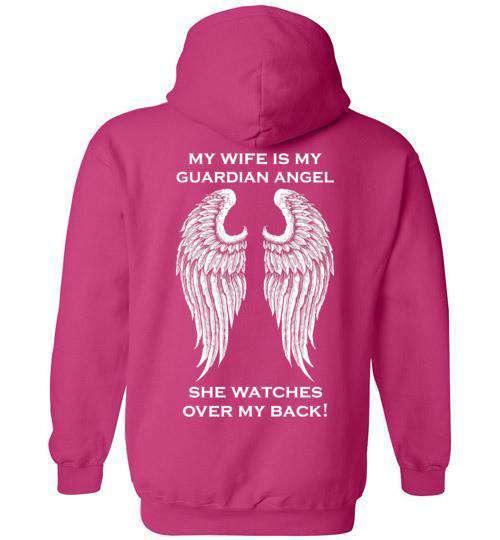 My Wife Is My Guardian Angel Hoodie - Guardian Angel Collection