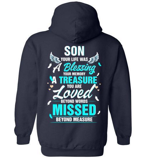 Son - Your Life Was A Blessing Hoodie - Guardian Angel Collection