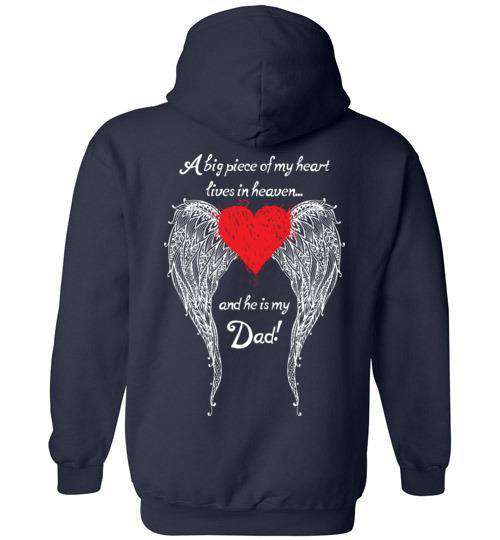 Dad - A Big Piece of my Heart Hoodie - Guardian Angel Collection