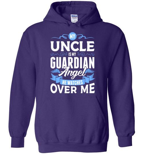My Uncle Watches Over Me Hoodie (Front) - Guardian Angel Collection
