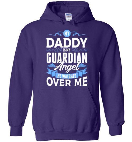 My Daddy Watches Over Me Hoodie (Front) - Guardian Angel Collection