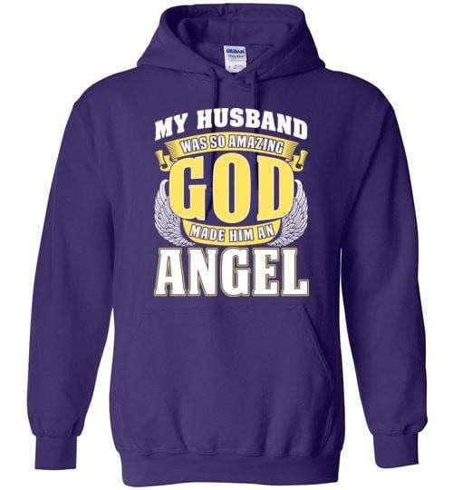 My Husband Was So Amazing Hoodie - Guardian Angel Collection