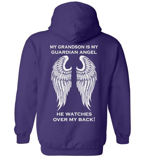My Grandson Is My Guardian Angel Hoodie - Guardian Angel Collection