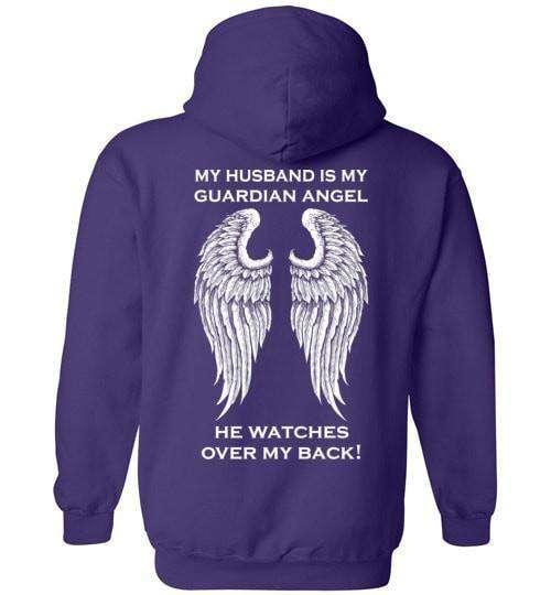 My Husband Is My Guardian Angel Hoodie - Guardian Angel Collection