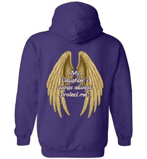My Daughter's Wings Always Protect Me Hoodie - Guardian Angel Collection