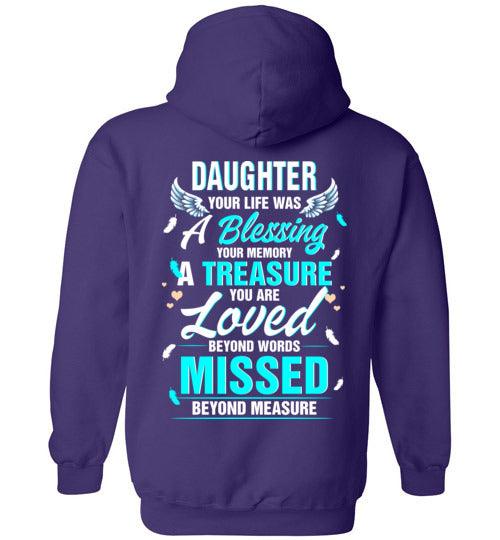 Daughter - Your Life Was A Blessing Hoodie - Guardian Angel Collection