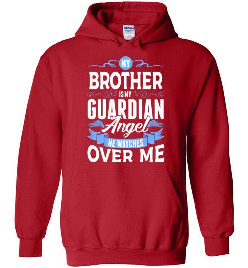 My Brother Watches Over Me Hoodie (Front) - Guardian Angel Collection