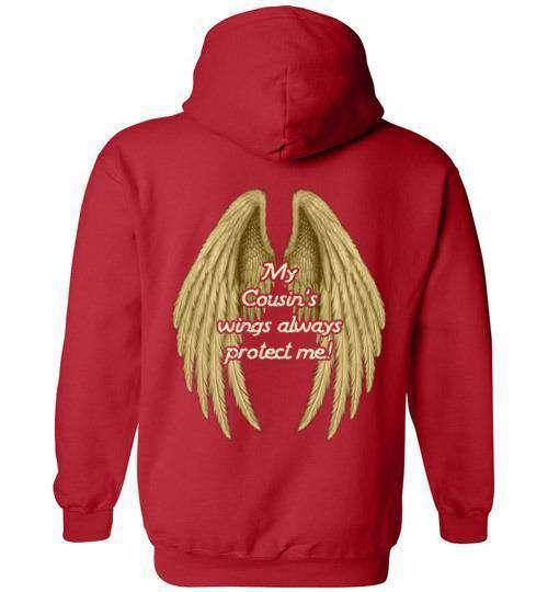 My Cousin's Wings Always Protect Me Hoodie - Guardian Angel Collection